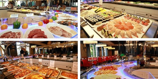 Destination-Wedding - Umgebung: am Meer - Buffet mit riesiger Auswahl - Chinarestaurant Fudu Rheinfelden