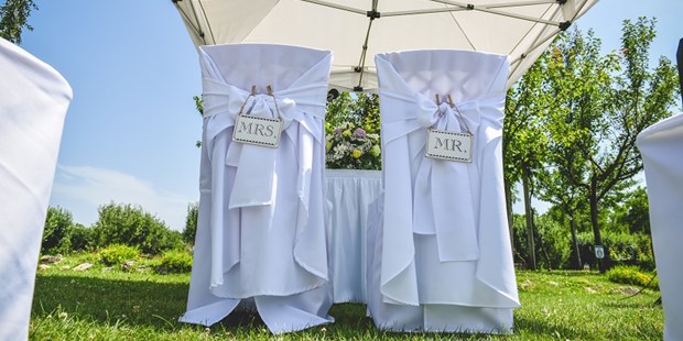 Destination-Wedding - Garten - Eine Hochzeit im Freien auf VILA VITA Pannonia im Burgenland. - VILA VITA Pannonia