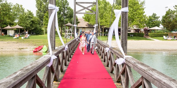 Destination-Wedding - Hochzeit Insel im See - Zugang - VILA VITA Pannonia