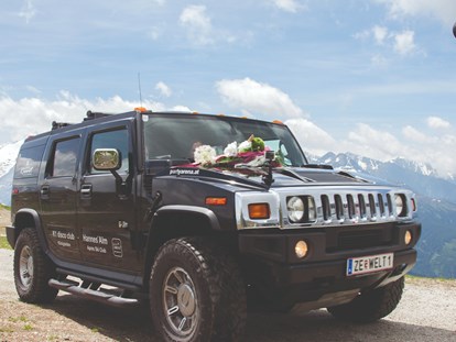 Destination-Wedding - Individuelle Anreise: keine individuelle Anreise möglich - Tiroler Unterland - Hochzeits-Hummer - My Alpenwelt Resort****Superior
