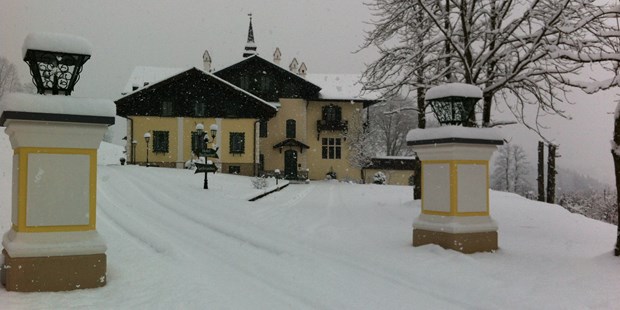Destination-Wedding - Garten - Hochzeit im Winter - Jagdschloss Villa Falkenhof