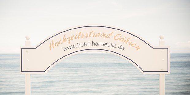Destination-Wedding - Preisniveau Hochzeitsfeier: €€€ - Hochzeitsstrand Göhren - Hotel Hanseatic Rügen & Villen