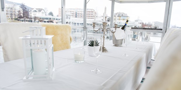 Destination-Wedding - Umgebung: mit Seeblick - Wörthersee - Hochzeit am Glasboot direkt am Wörthersee  - Werzer's Hotel Resort Pörtschach