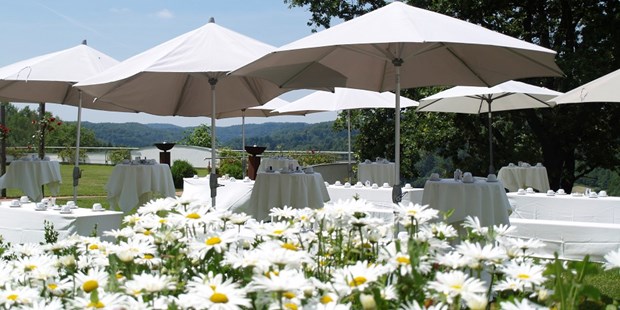 Destination-Wedding - Art der Location: Restaurant - Burgenland - Empfang und/oder Agape auf der Hotelwiese - Das Eisenberg