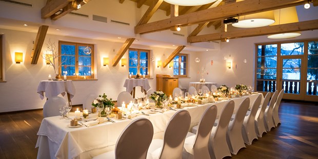 Destination-Wedding - Preisniveau Zimmer/Suiten: €€ - Pinzgau - Bankettsaal - Schloss Prielau Hotel & Restaurants