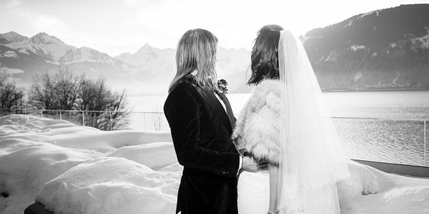 Destination-Wedding - Preisniveau Hochzeitsfeier: €€€ - Österreich - Hochzeit im Winter am Zeller See - Seehotel Bellevue****s