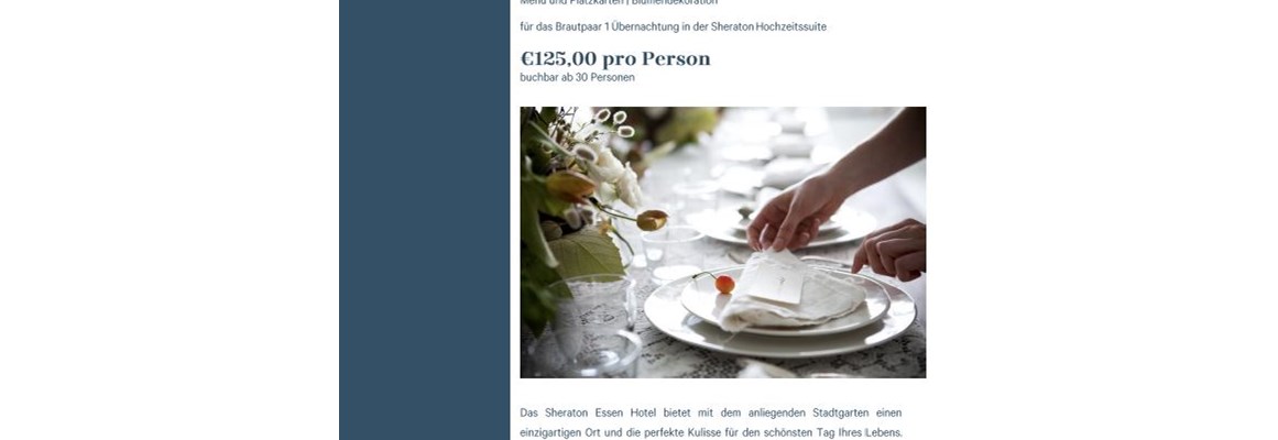 Hochzeitslocation: Sheraton Essen Hotel 