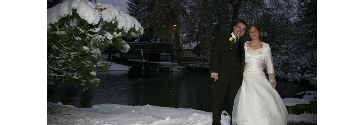 Hochzeitslocation: Hochzeit im Winter - Hotel und Restaurant Lochmühle