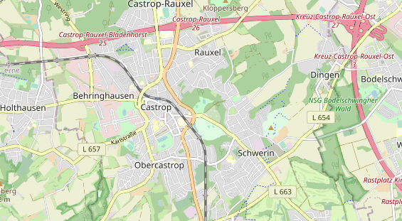 Hochzeitslocation auf Karte