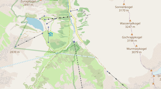 Hochzeitslocation auf Karte