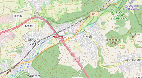 Hochzeitslocation auf Karte