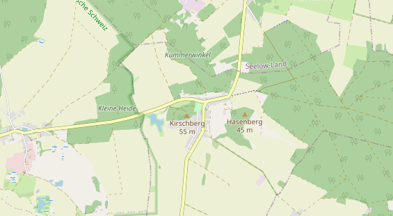 Hochzeitslocation auf Karte