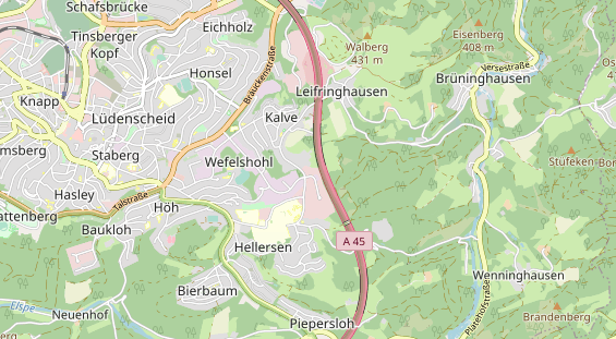 Hochzeitslocation auf Karte