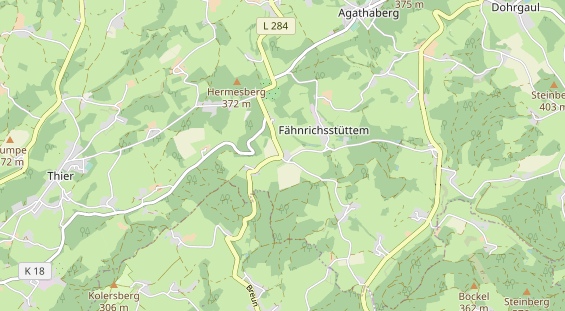 Hochzeitslocation auf Karte