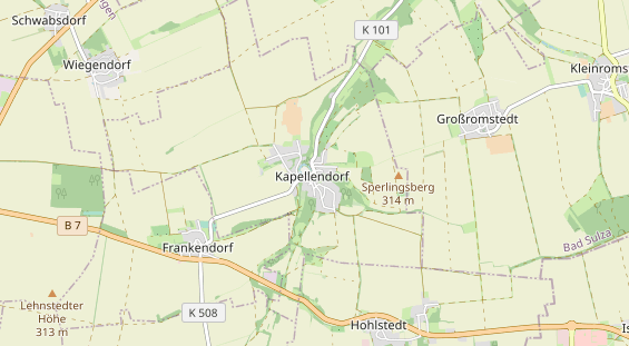 Hochzeitslocation auf Karte