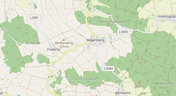 Hochzeitslocation auf Karte