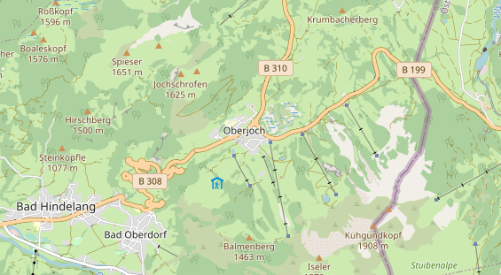 Hochzeitslocation auf Karte