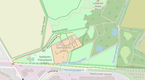 Hochzeitslocation auf Satellitenbild