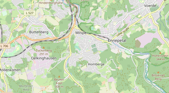 Hochzeitslocation auf Karte