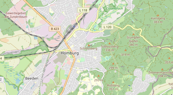 Hochzeitslocation auf Karte