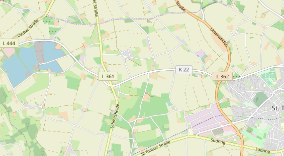 Hochzeitslocation auf Karte