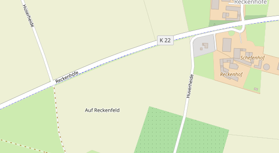 Hochzeitslocation auf Satellitenbild