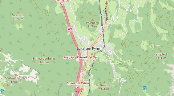 Hochzeitslocation auf Karte