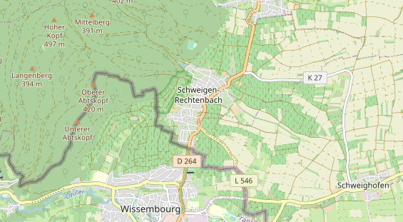 Hochzeitslocation auf Karte