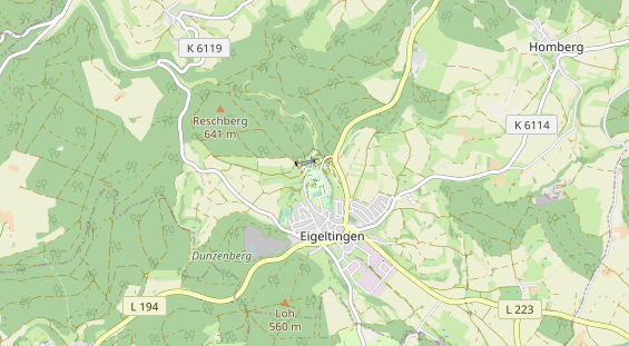 Hochzeitslocation auf Karte