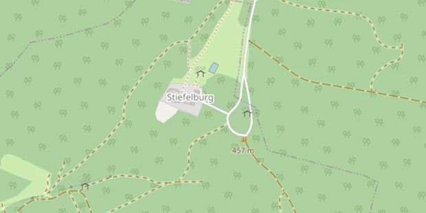 Hochzeitslocation auf Satellitenbild