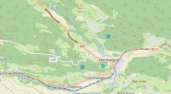 Hochzeitslocation auf Karte