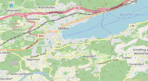 Hochzeitslocation auf Karte