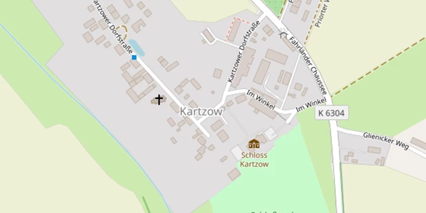 Hochzeitslocation auf Satellitenbild