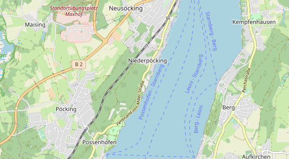 Hochzeitslocation auf Karte
