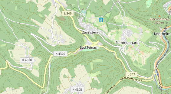 Hochzeitslocation auf Karte