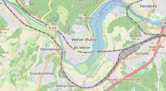 Hochzeitslocation auf Karte