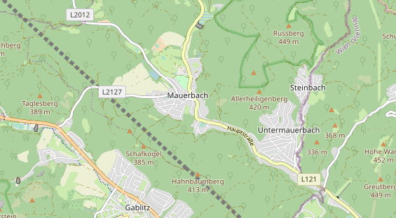 Hochzeitslocation auf Karte