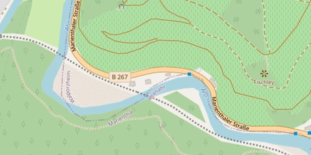 Hochzeitslocation auf Satellitenbild