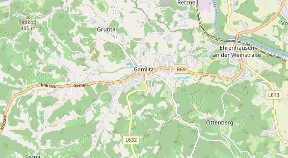 Hochzeitslocation auf Karte