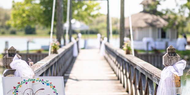 Destination-Wedding - Umgebung: am Land - Zugang zur Hochzeitsinsel im See. - VILA VITA Pannonia