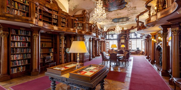 Destination-Wedding - Preisniveau Zimmer/Suiten: €€€ - Salzburg und Umgebung - Max Reinhardt Bibliothek - Hotel Schloss Leopoldskron
