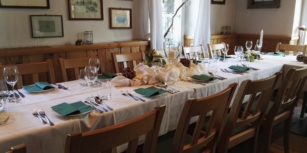 Destination-Wedding - Garten - Gemütliches Kaminzimmer für gemeinsame Stunden. - Bergwirtschaft Bieleboh Restaurant & Hotel