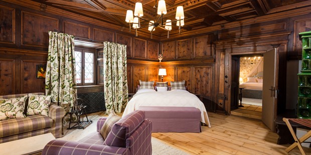 Destination-Wedding - Preisniveau Zimmer/Suiten: €€€ - Pinzgau - 2. Schlafzimmer der Hochzeitssuite - Schloss Prielau Hotel & Restaurants