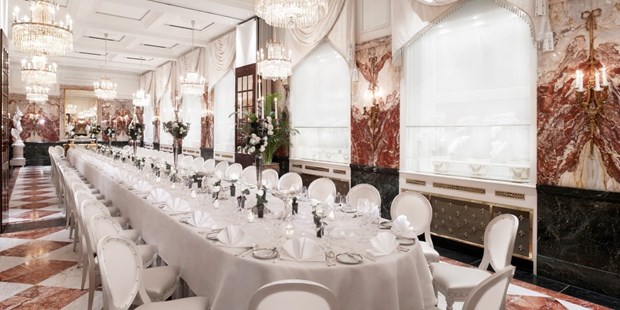 Destination-Wedding - barrierefreie Location - Marmorsaal - Hotel Sacher Wien