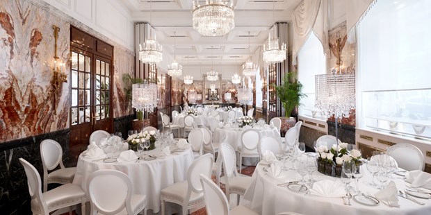Destination-Wedding - Umgebung: in einer Stadt - Marmorsaal - Hotel Sacher Wien