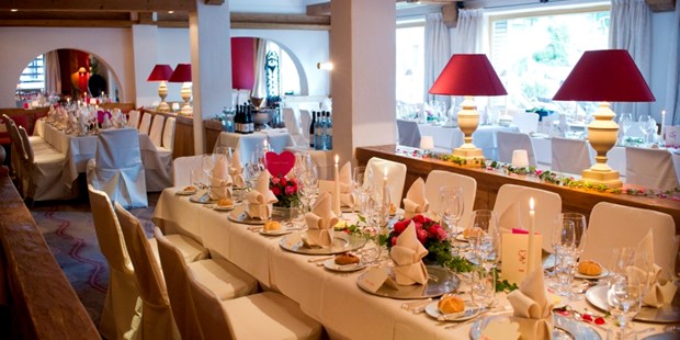 Destination-Wedding - Art der Location: Hotel / Chalet - Österreich - Tafel Restaurant - Der Berghof