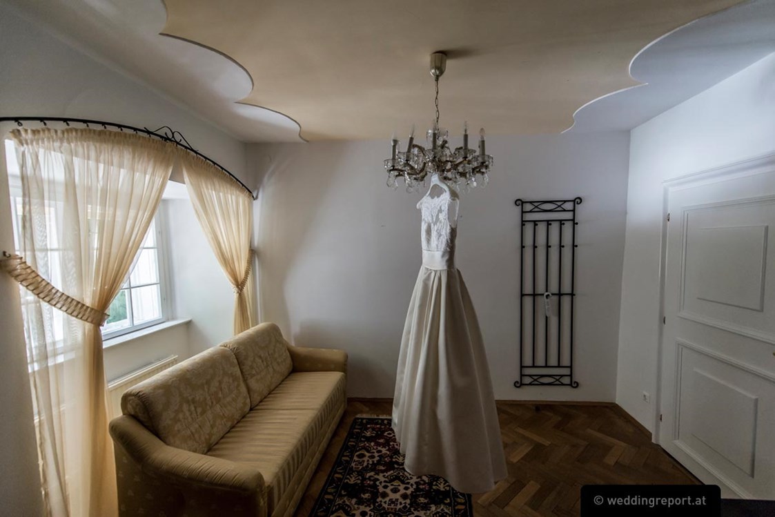 Hochzeitslocation: Ausreichend Platz zum stressfreien Anziehen.
Foto © weddingreport.at - Schloss Halbturn
