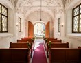 Hochzeitslocation: In unserer barocken Kapelle werden Hochzeitsträume wahr. Auch ideal für Taufen. - ARCOTEL Castellani Salzburg