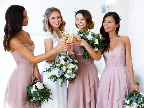 Hochzeitslocation: Das perfekte Ambiente für Haare, Make-up und ein Gläschen mit den besten Freundinnen bevor es losgeht. - Hotel Sans Souci Wien
