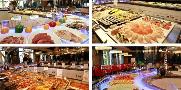 Destination-Wedding - Art der Location: Wiese / Feld / Wald / Strand - Baden-Württemberg - Buffet mit riesiger Auswahl - Chinarestaurant Fudu Rheinfelden